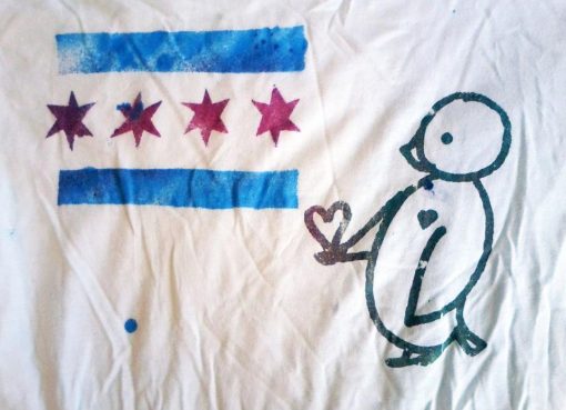 Penguin Loving Flag T-Shirt