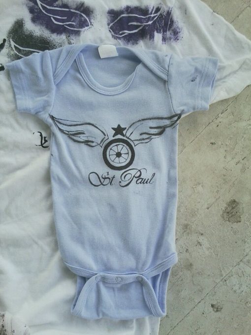 St. Paul, MN Baby Onesie in Baby Blue