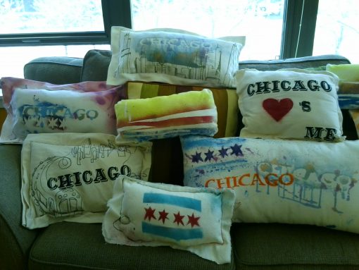 Chicago Loves Me Pillows
