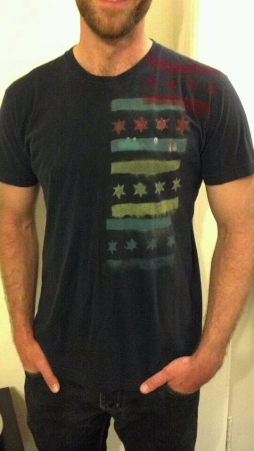 Flags T-Shirt in Black