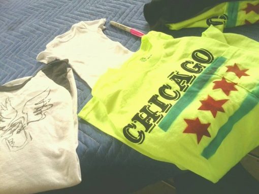 Hot Neon Chicago T-Shirts