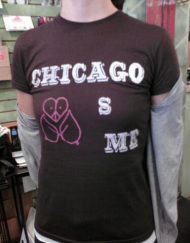 Love Penguins and Chicago Love's Me Lady's T-Shirt in Black
