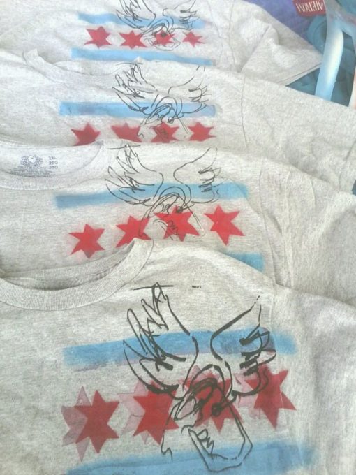 Grey Chicago T-Shirts - Image 2