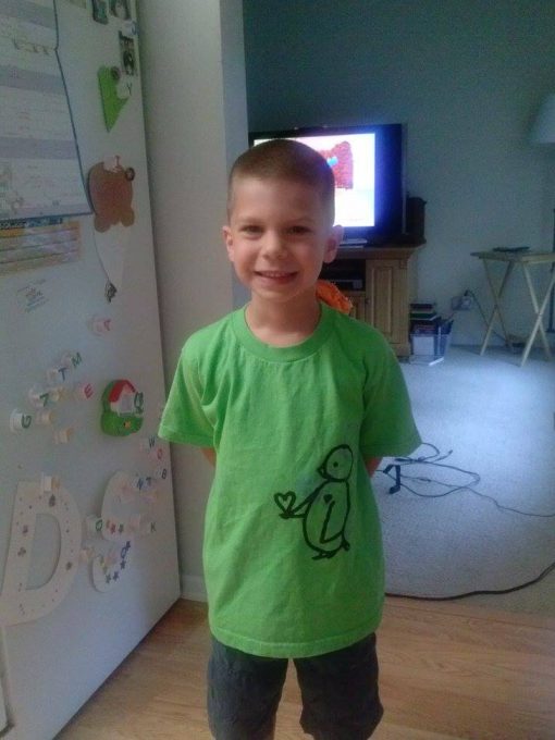 Love Bird Toddler T-Shirt in Green