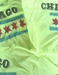 Limited Edition Chicago Loves Me T-Shirts Neon