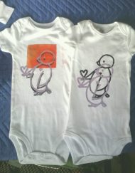 Two Tone Limited Edition Baby Bird Onesies