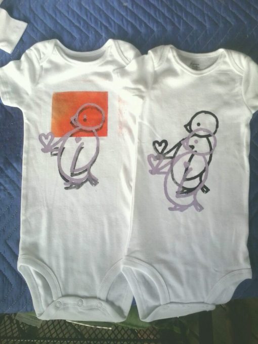 Two Tone Limited Edition Baby Bird Onesies
